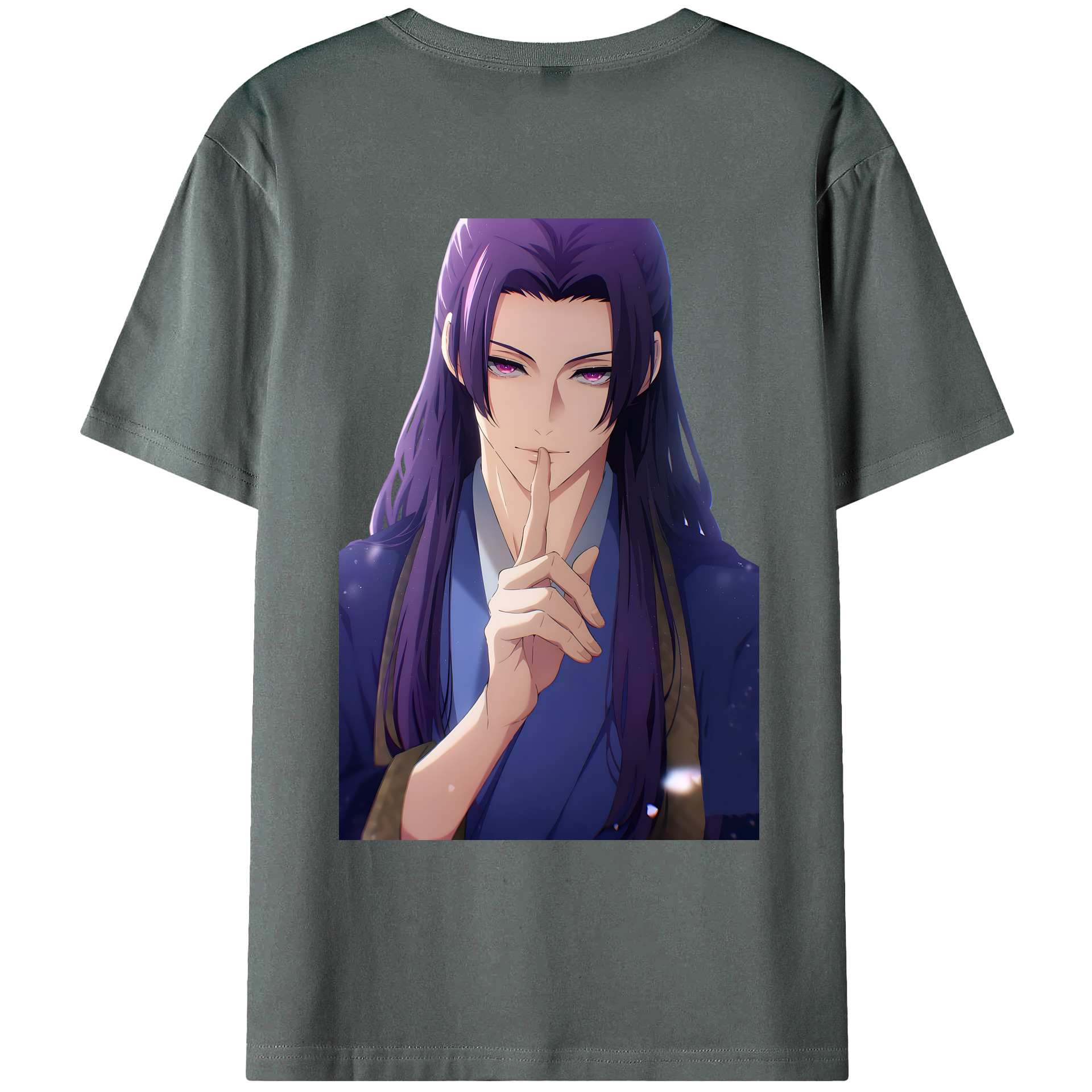（画像用） 薬屋のひとりごと The Apothecary Diaries 綿100％ メンズ半袖Tシャツ（バックプリント） 通気性